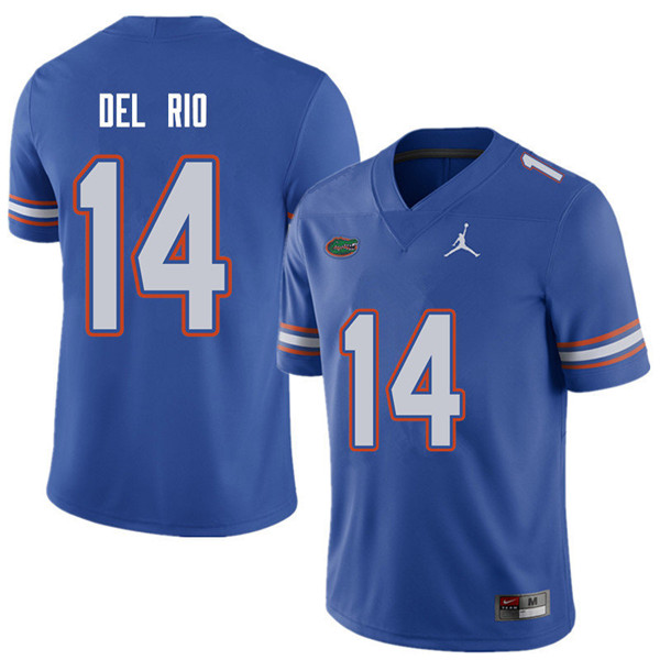 Jordan Brand Men #14 Luke Del Rio Florida Gators College Football Jerseys Sale-Royal